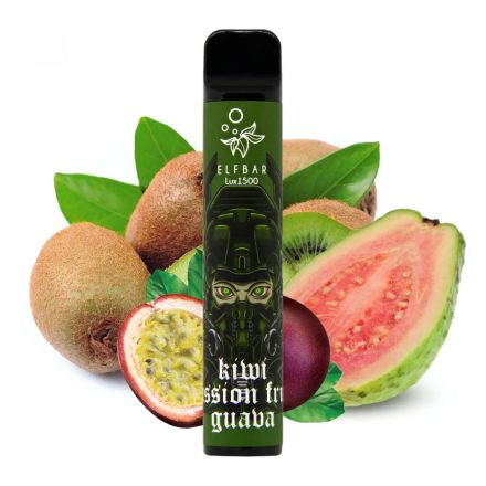 ELF BAR 1500 Lux - Kiwi Passion Fruit Guava 2% Sigaretta elettrica usa e getta
