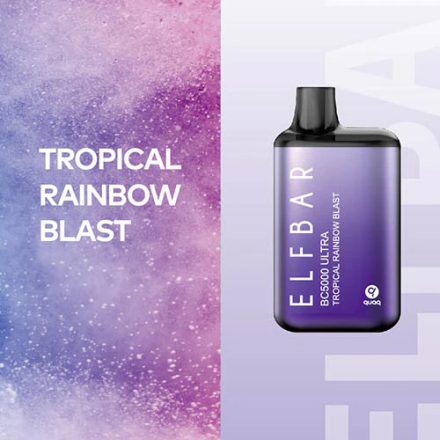 ELF BAR BC5000 Ultra - Tropical Rainbow Blast 5% Sigaretta elettrica usa e getta - Ricaricabile