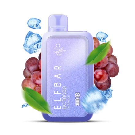 ELF BAR BC10000 - Grape Ice 5% - Rechargeable