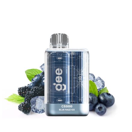 GEE CS5000 - Blue Razz Ice 2% Sigaretta elettrica usa e getta