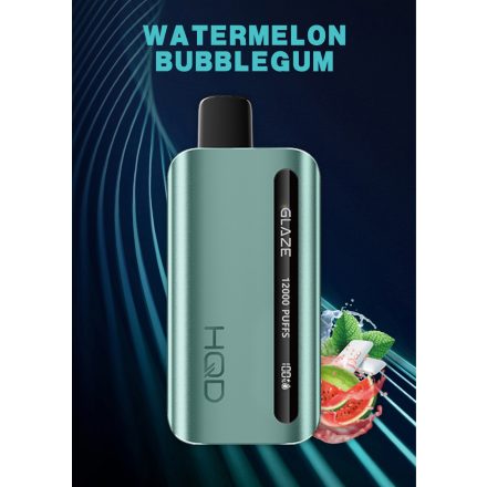 HQD Glaze 12000 - Watermelon Bubble Gum 5% - Rechargeable